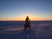 fatbike-sunset-winter-nome